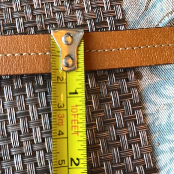 💯authentic Prada belt 32/80 27” l x 0.5” w vintage silver circles - Picture 4 of 8